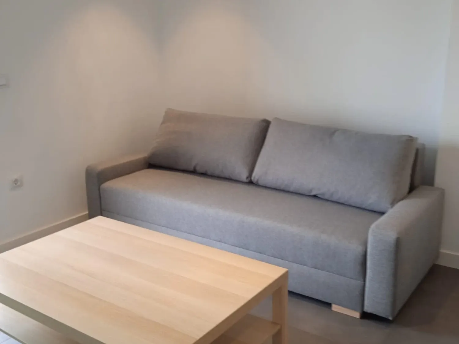 Sala de estar de Apartamento de alquiler en  Murcia Capital con Aire acondicionado, Amueblado y Lavadora
