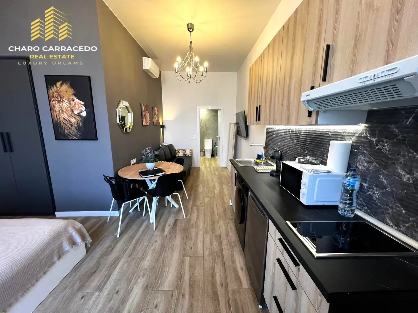 Sala de estar de Apartamento en venta en Valencia con Aire acondicionado, Amueblado y Lavadora