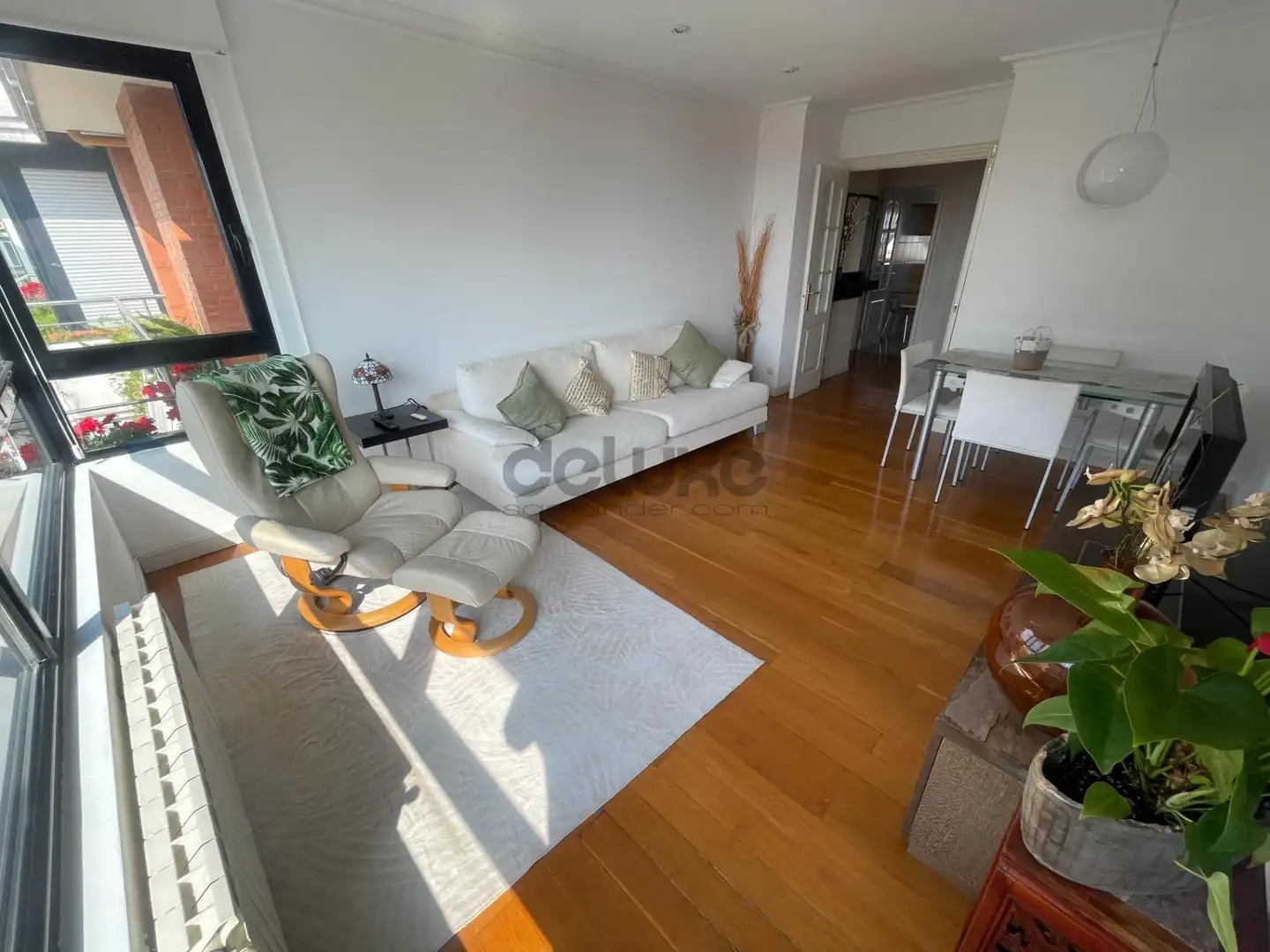 Living room of Flat for rent in Santander  with Heating and Furnished