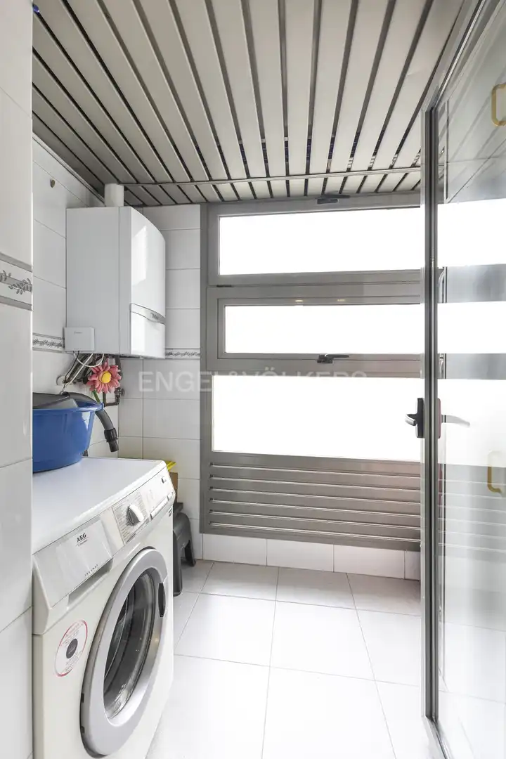 Küche von Maisonette zur Miete in La Moraleja mit Klimaanlage, Heizung und Privatgarten