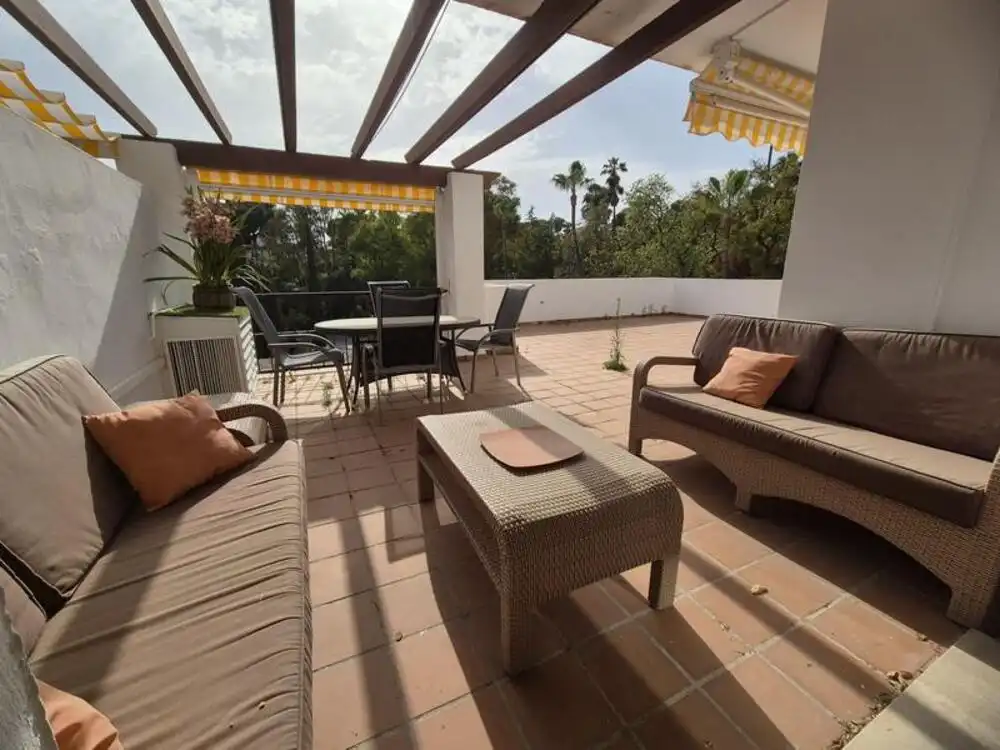 Terrassa de Apartament de lloguer en Marbella amb Aire condicionat, Terrassa i Traster