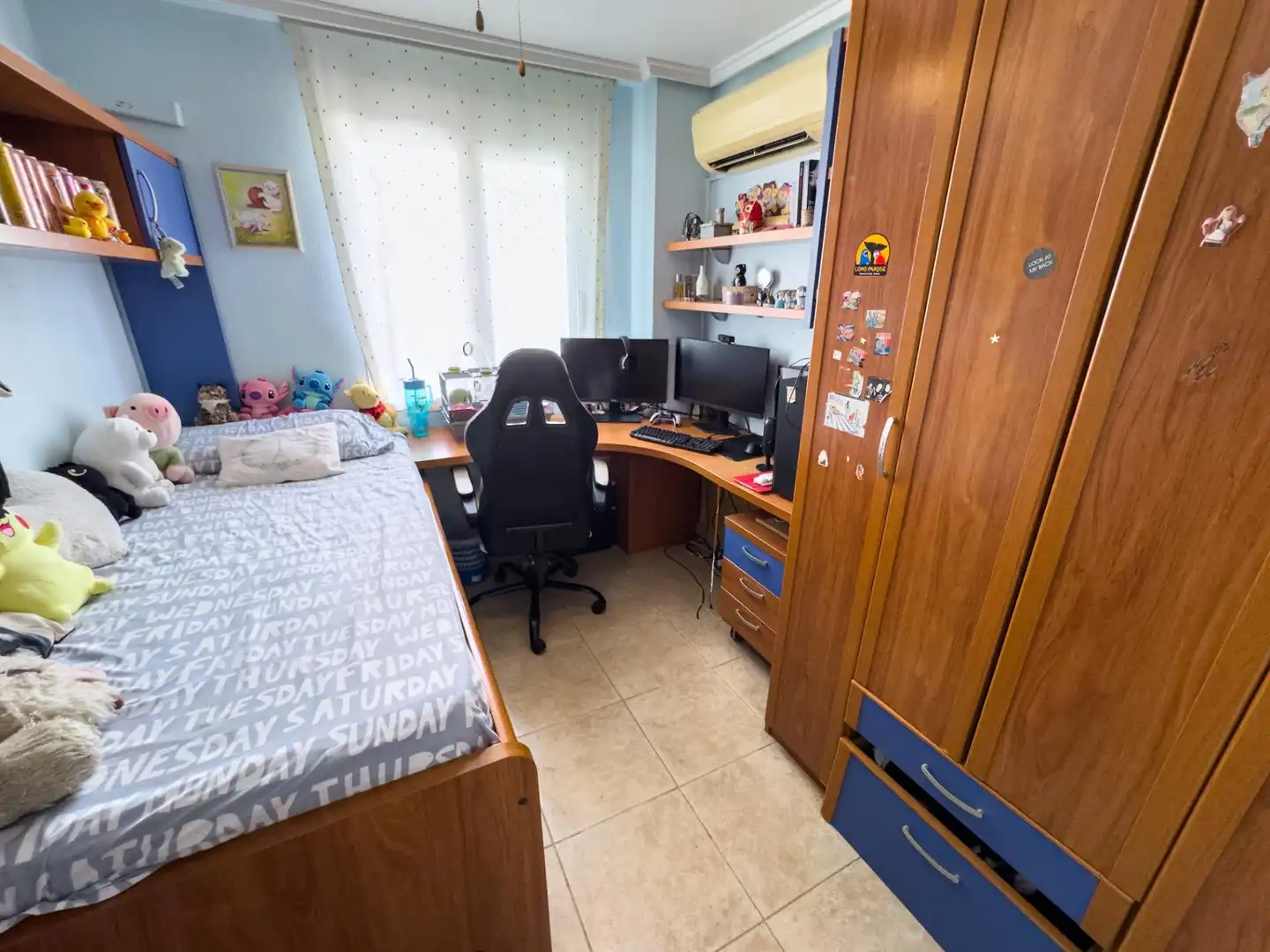 Dormitori de Casa adosada en venda en Torrevieja amb Aire condicionat, Jardí privat i Terrassa