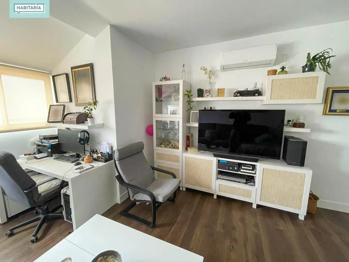 Sala d'estar de Àtic en venda en Málaga amb Aire condicionat i Balcó