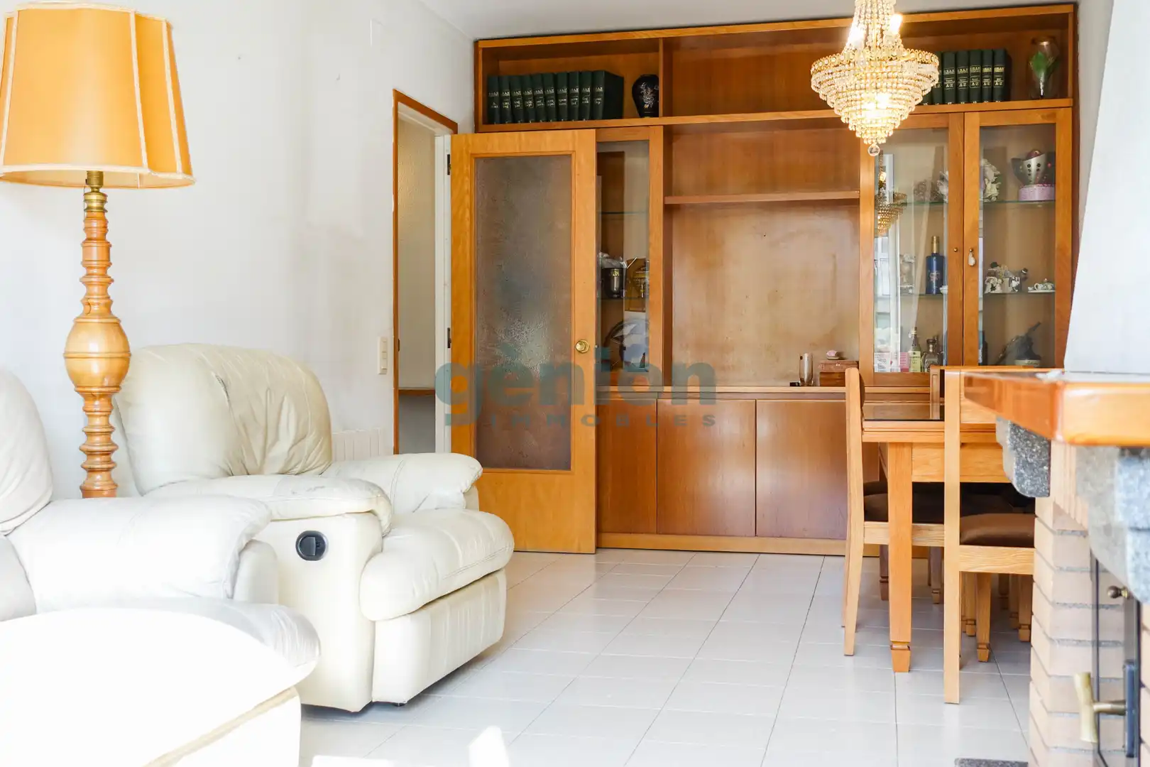 Sala de estar de Piso en venta en Bescanó con Calefacción y Piscina comunitaria