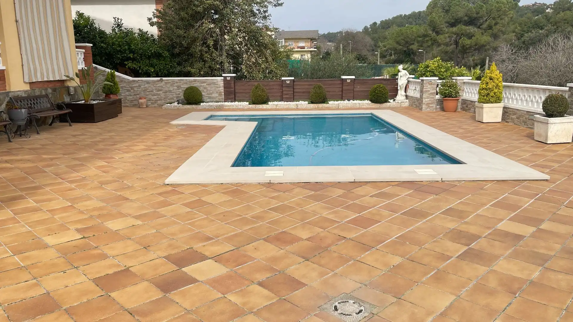 Piscina de Casa o xalet en venda en Rubí amb Calefacció, Jardí privat i Terrassa