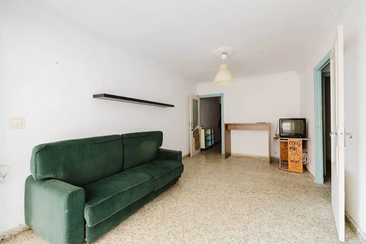 Sala d'estar de Pis en venda en Málaga amb Calefacció, Terrassa i Balcó