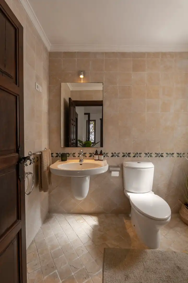 Bany de Casa o xalet en venda en Mijas amb Aire condicionat, Jardí privat i Terrassa