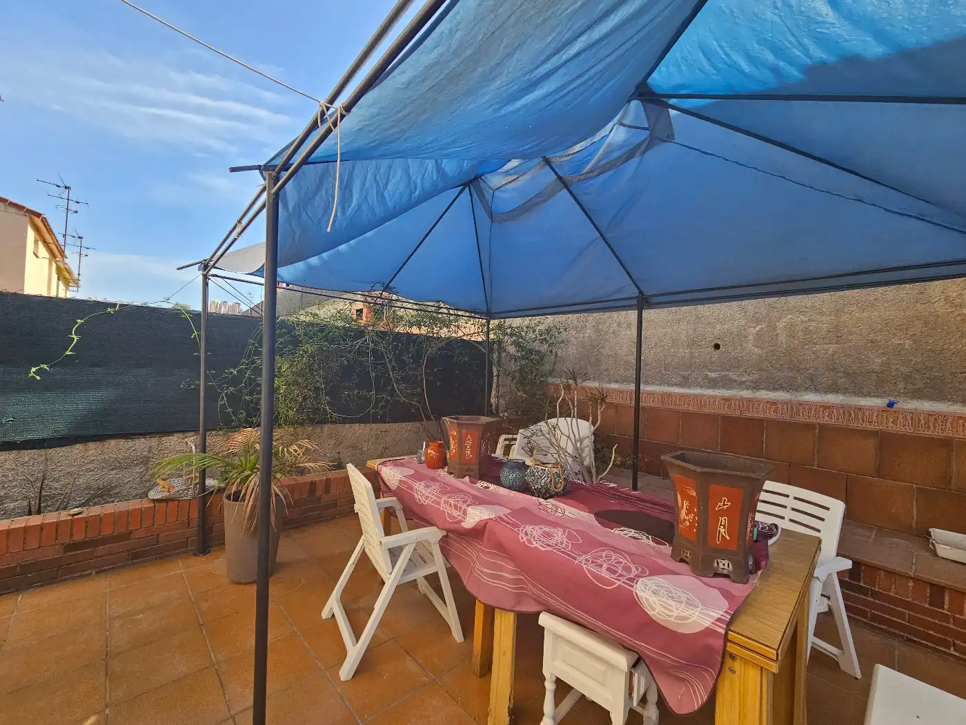 Terrassa de Casa adosada en venda en Els Pallaresos amb Aire condicionat, Jardí privat i Terrassa