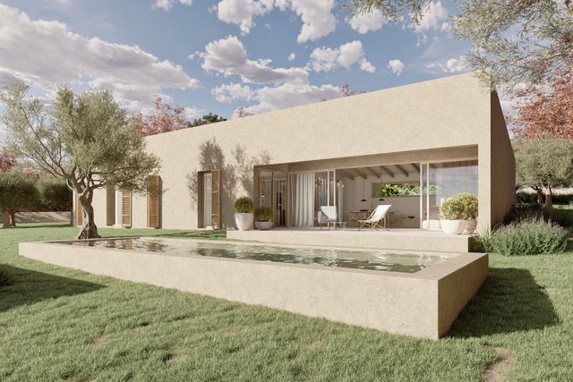 Vista exterior de Casa o xalet en venda en Marratxí amb Aire condicionat, Jardí privat i Terrassa