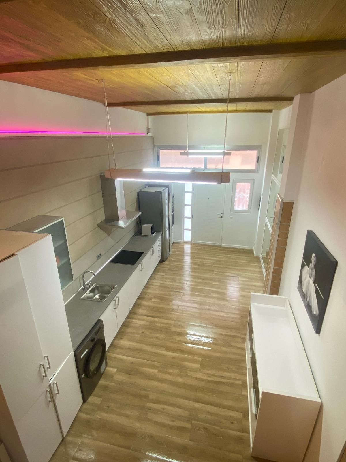Kitchen of Flat to rent in  Valencia Capital  with Heating