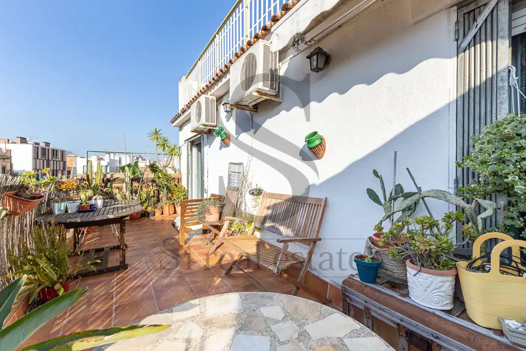 Terrassa de Àtic en venda en  Barcelona Capital amb Aire condicionat i Terrassa