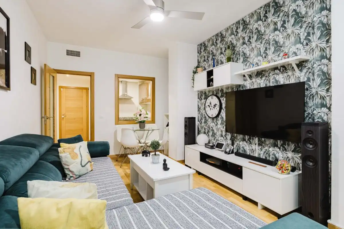 Sala de estar de Planta baja en venta en Torremolinos con Aire acondicionado, Calefacción y Amueblado