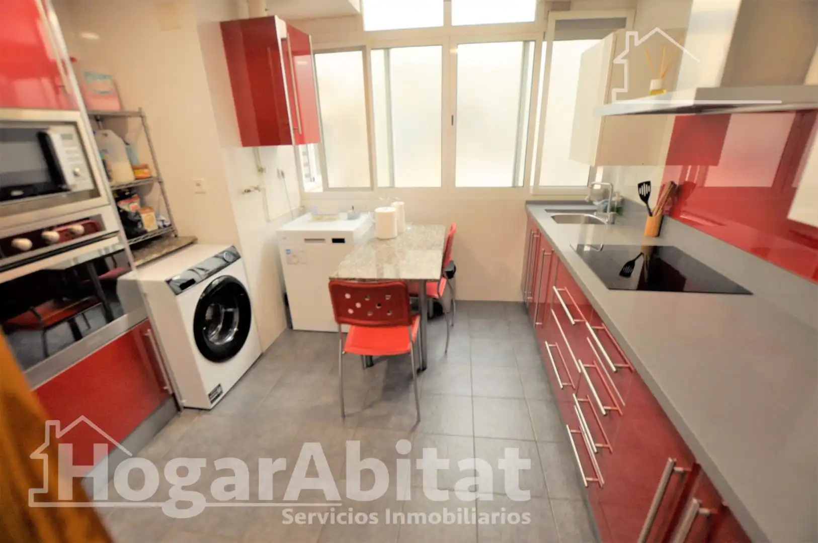 Kitchen of Flat for sale in Manises  with Air Conditioner, Heating and Balcony