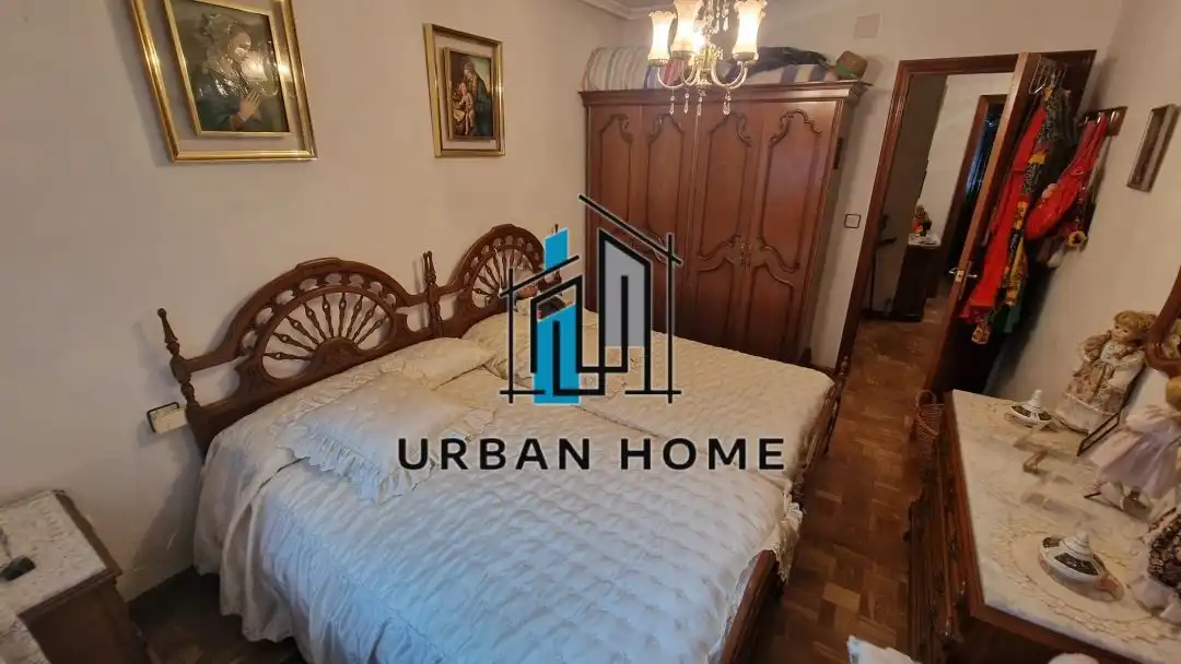 Bedroom of Flat for sale in Villarejo de Órbigo  with Heating, Terrace and Storage room