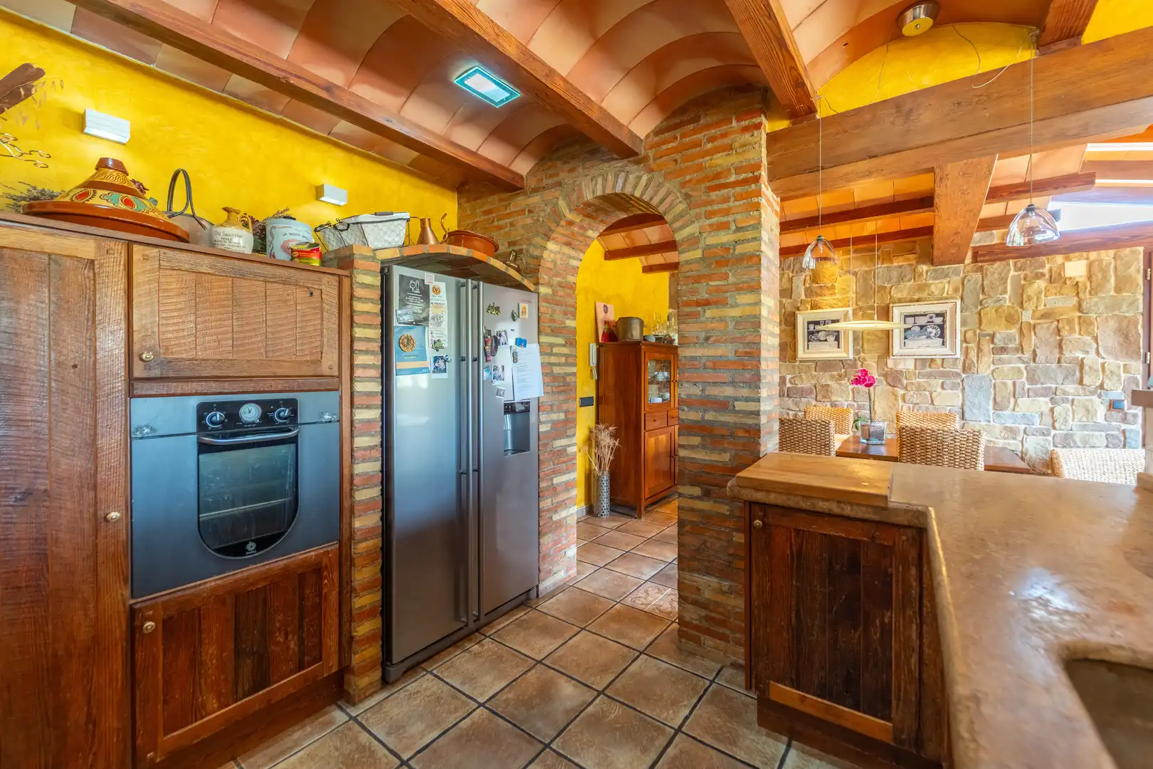 Cuina de Casa o xalet en venda en Náquera amb Aire condicionat, Calefacció i Jardí privat