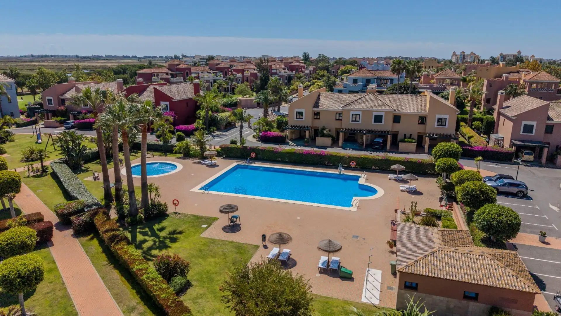 Vista exterior de Casa adosada en venta en Ayamonte con Aire acondicionado, Calefacción y Jardín privado