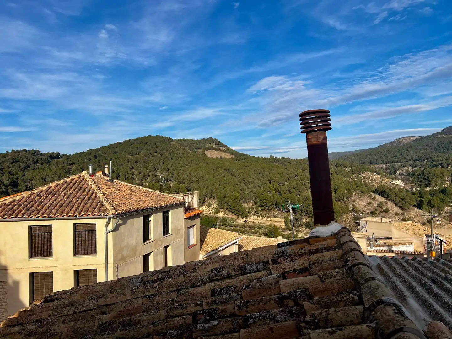 Vista exterior de Finca rústica en venta en Biar con Calefacción, Terraza y Trastero