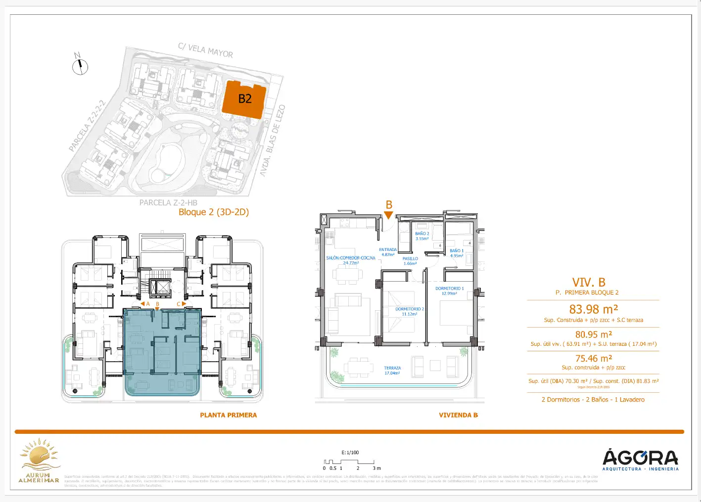Piso en venta en El Ejido con Aire acondicionado, Calefacción y Terraza