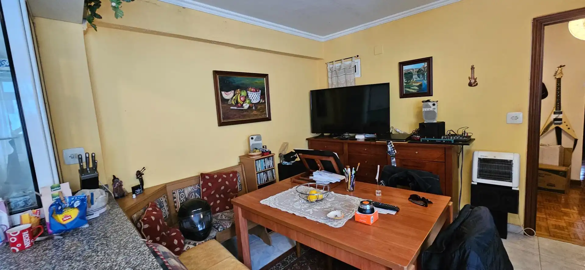 Sala de estar de Piso en venta en Ferrol con Amueblado
