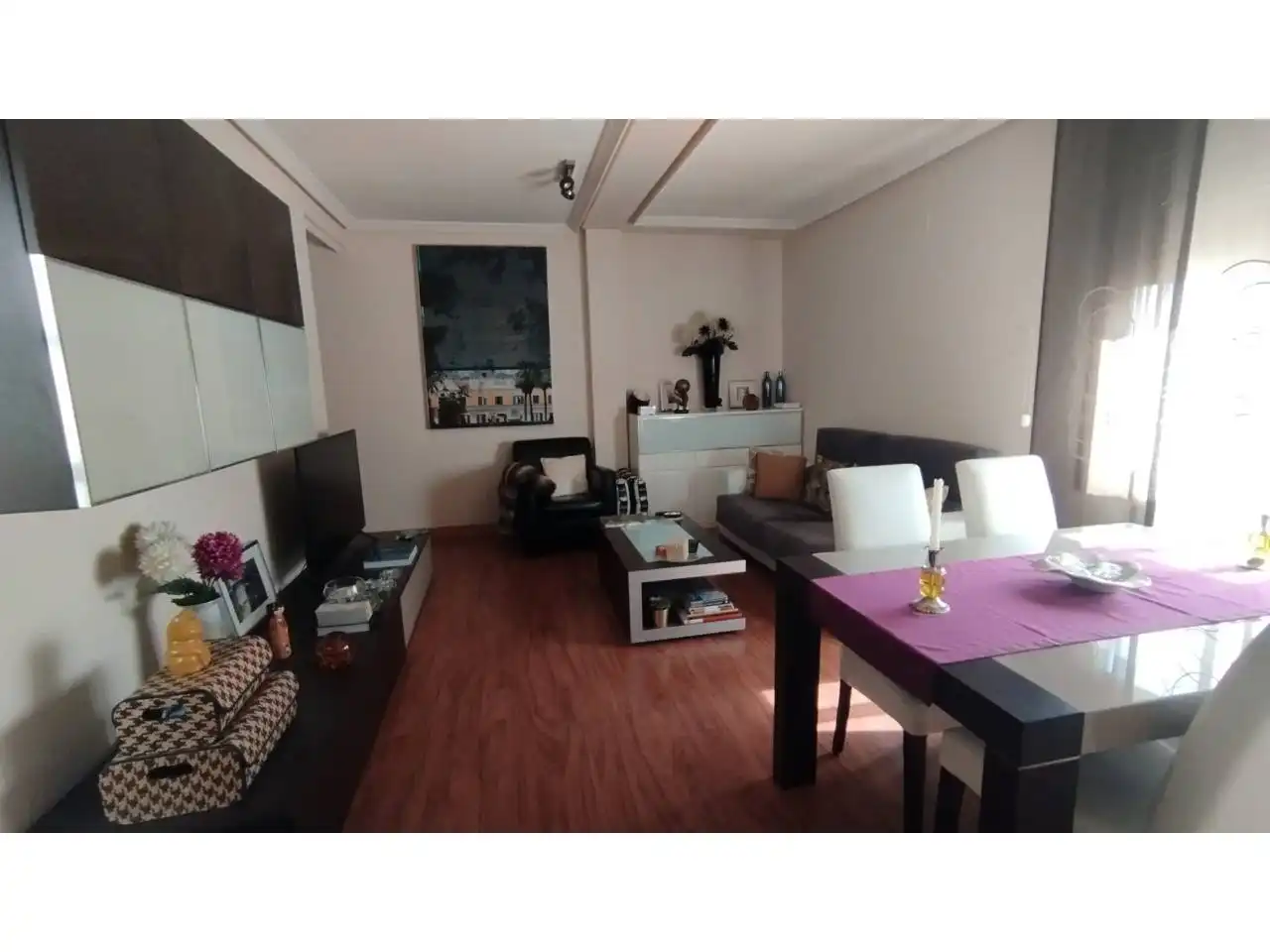 Wohnzimmer von Wohnung zum Verkauf in Ocaña mit Heizung, Parkett und Terrasse