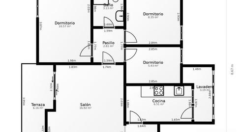 Foto 2 de Pis en venda a Cl Sol I Padris, Sol i Padris - Sant Oleguer, Sabadell