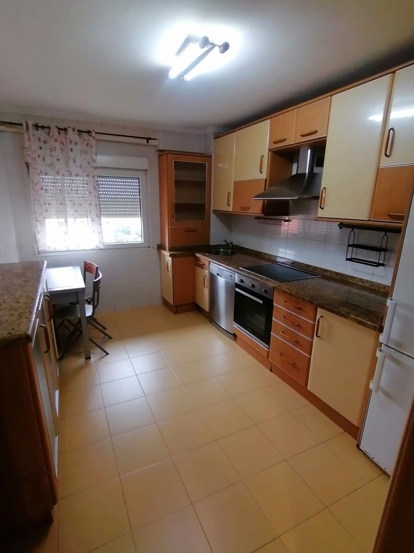 Kitchen of Flat for sale in Gijón   with Heating, Private garden and Parquet flooring