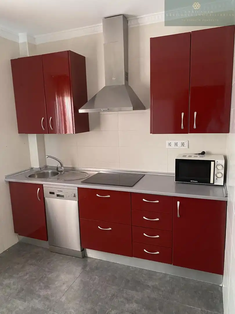 Kitchen of Flat for rent in Calamonte  with Terrace and Furnished