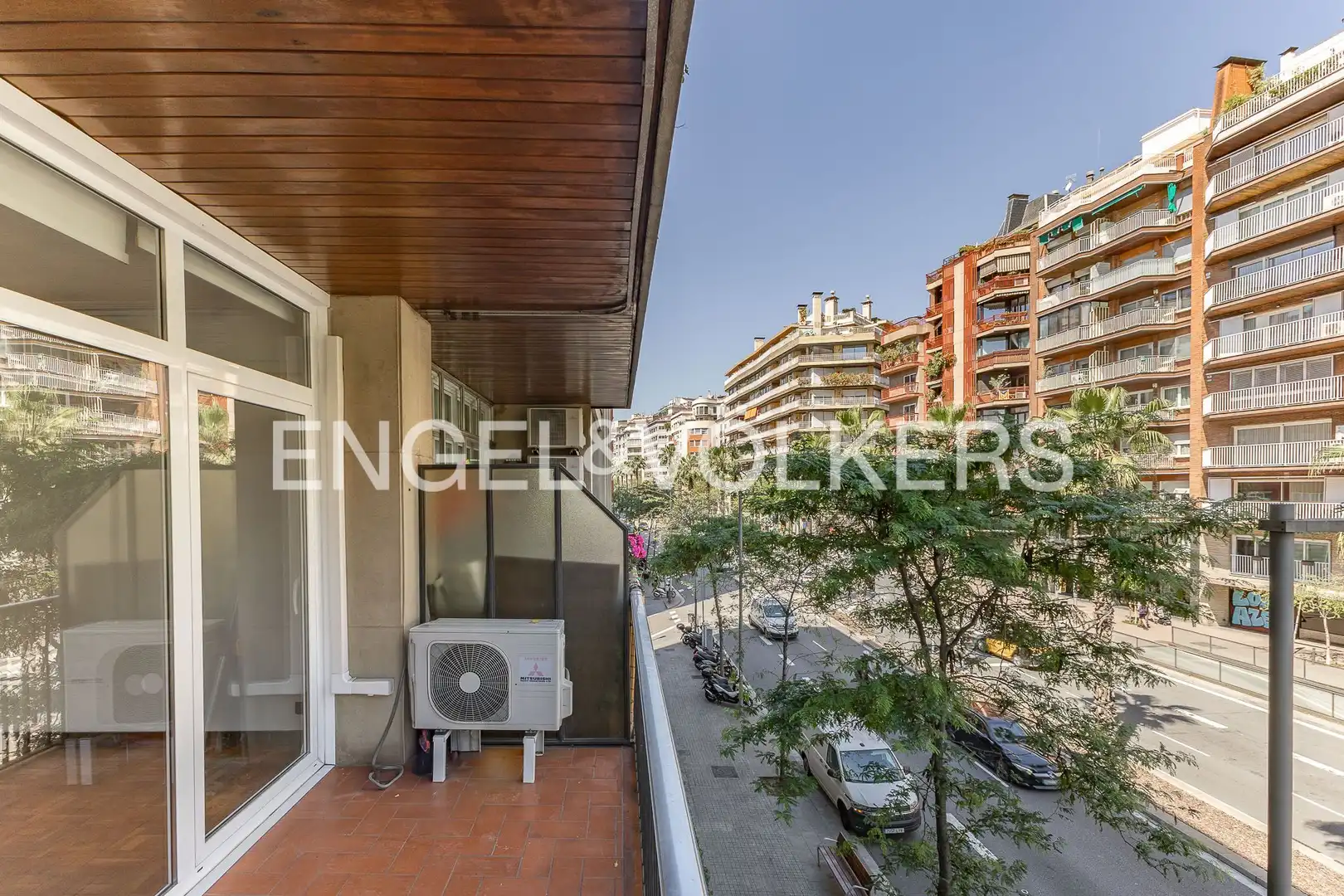 Terrace of Flat for rent in Barcelona  with Air Conditioner, Heating and Parquet flooring