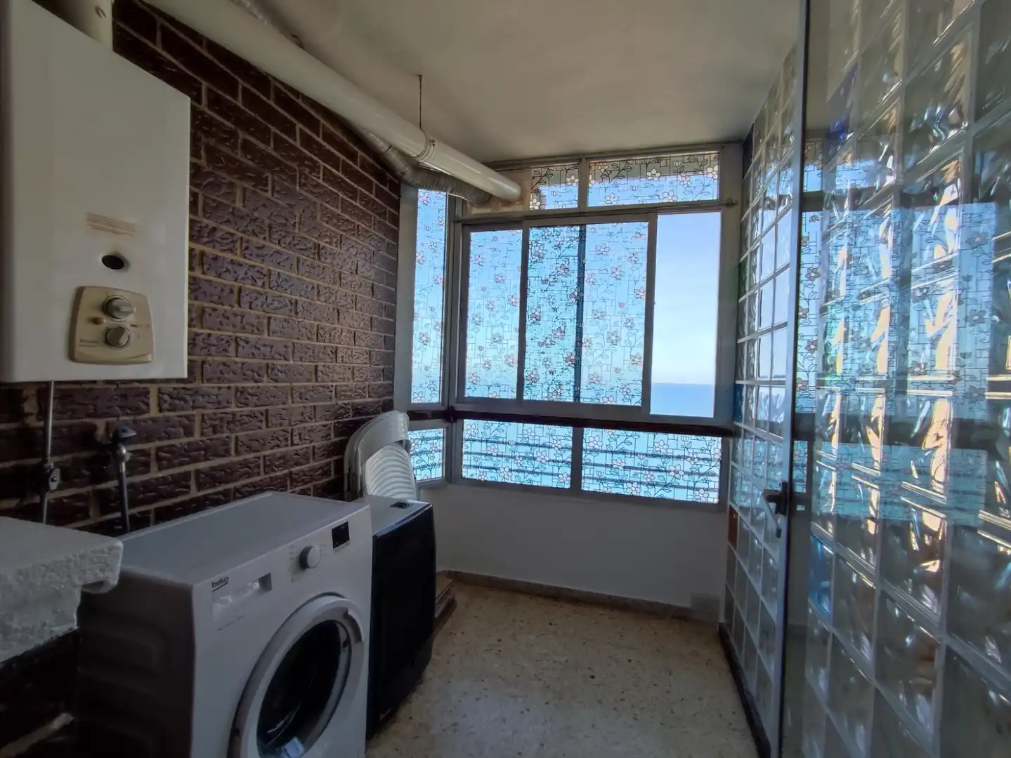 Terrassa de Apartament de lloguer en Alicante / Alacant amb Parquet, Moblat i Forn