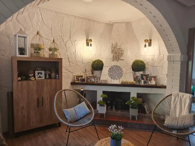 Living room of Attic for sale in Pravia  with Heating, Terrace and Furnished