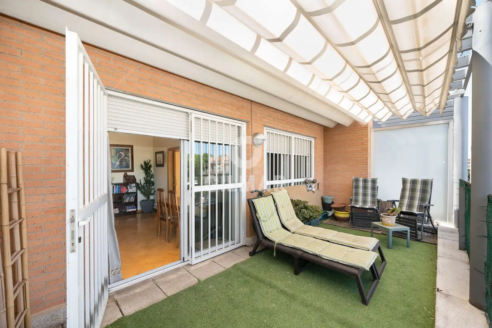 Terrace of Detached homes for sale in Madrid  with Heating, Private garden and Swimming Pool