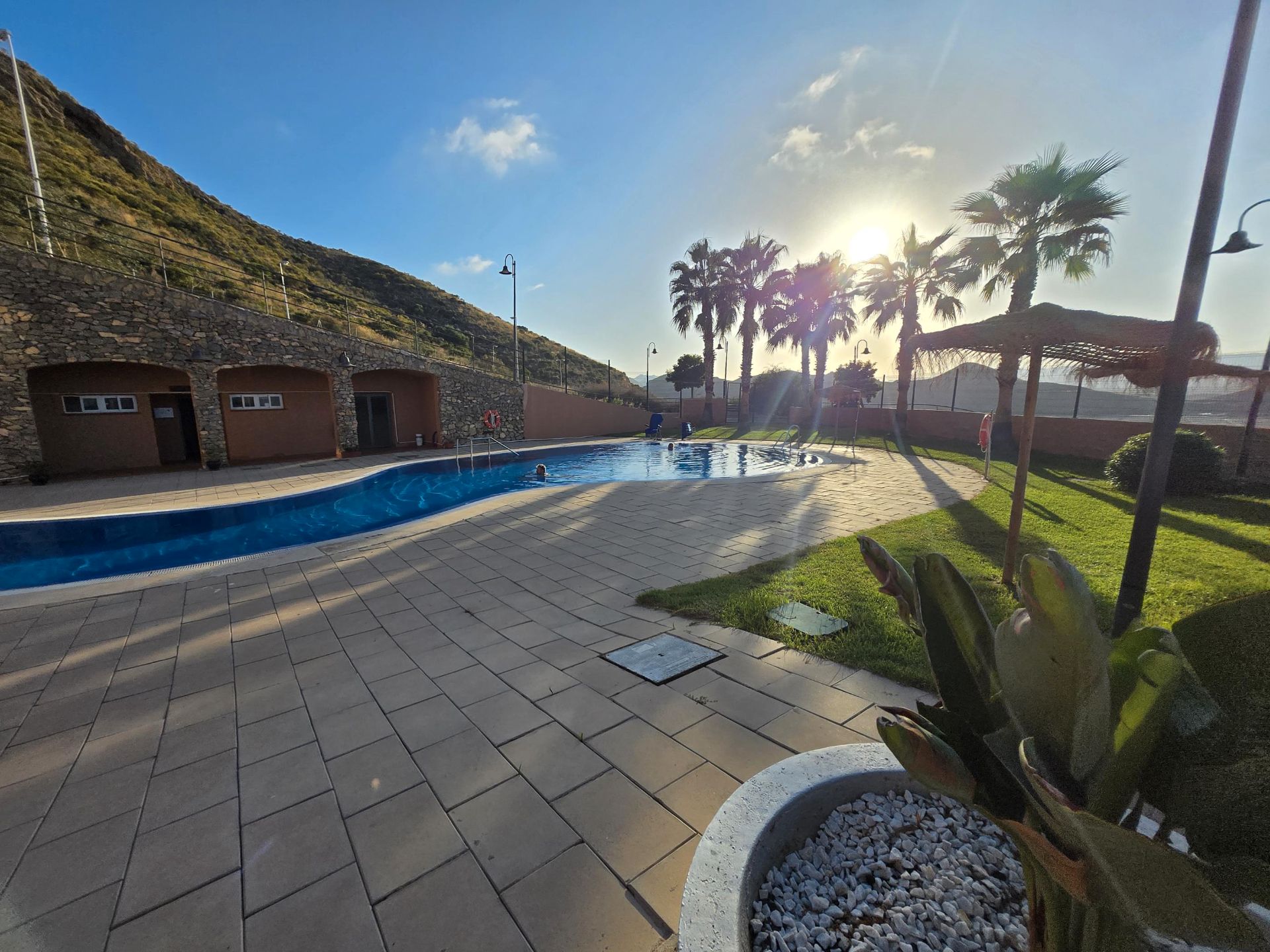 Piscina de Apartament en venda en Mojácar amb Aire condicionat, Calefacció i Terrassa