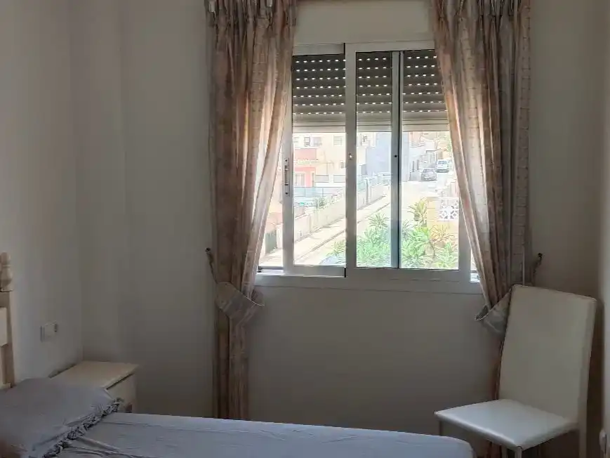 Schlafzimmer von Wohnung zur Miete in Cartagena mit Klimaanlage, Schwimmbad und Balkon