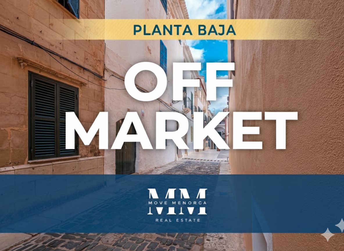 Exterior view of Planta baja for sale in Maó - Mahón  with Air Conditioner, Heating and Terrace