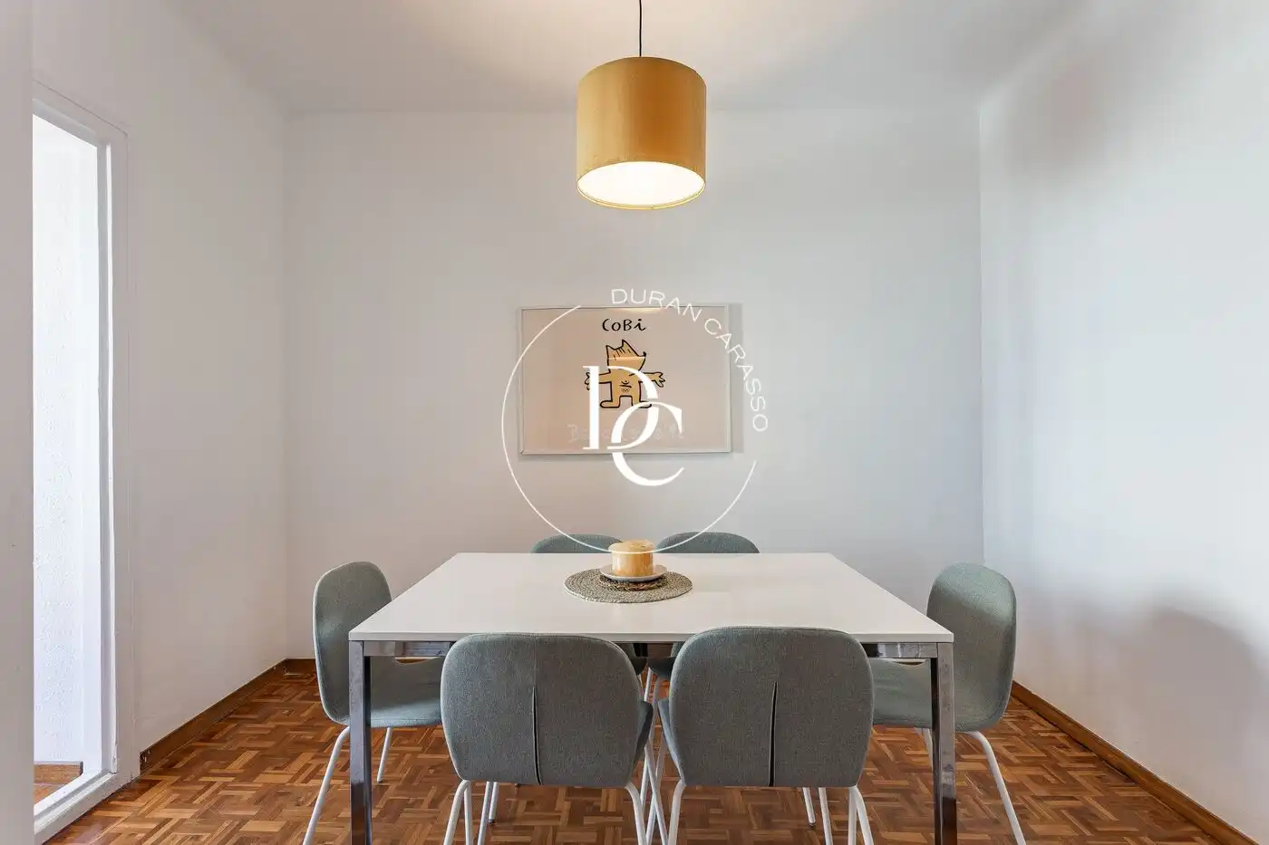 Dining room of Flat for sale in Barcelona  with Air Conditioner, Heating and Furnished