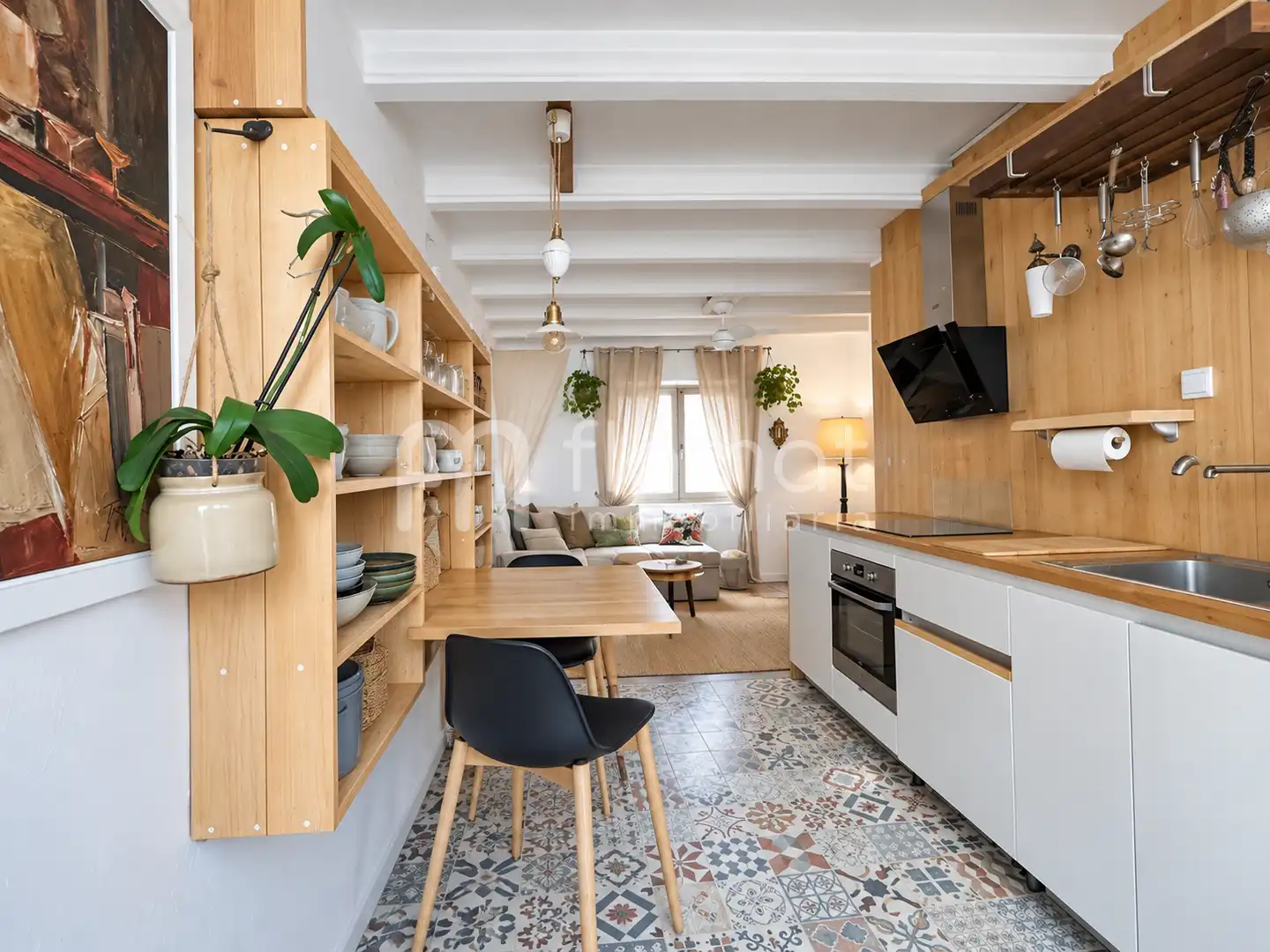 Cocina de Casa o chalet en venta en Centre