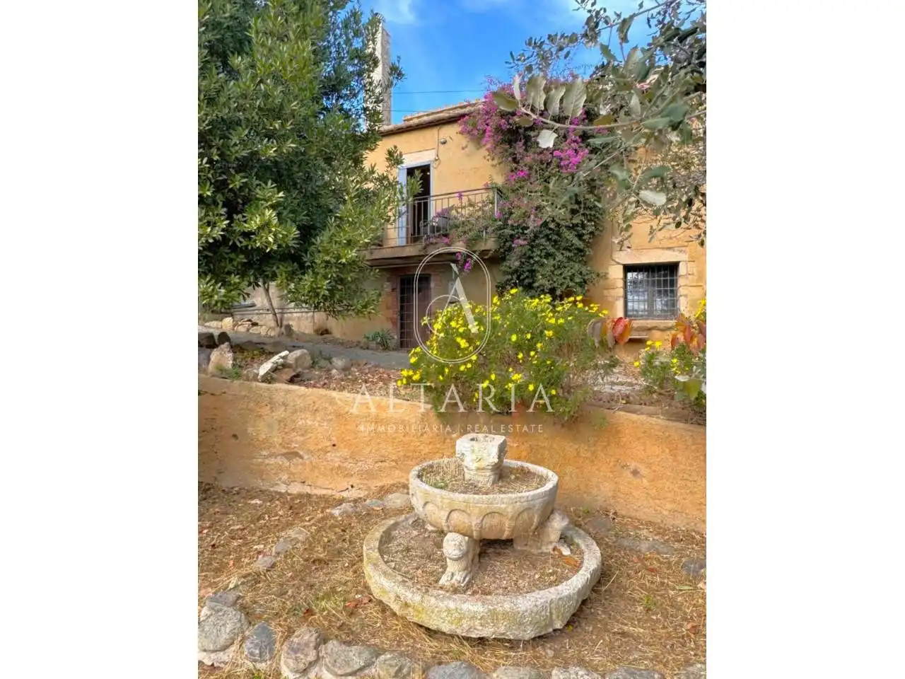 Jardí de Finca rústica en venda en Llagostera amb Jardí privat, Terrassa i Piscina