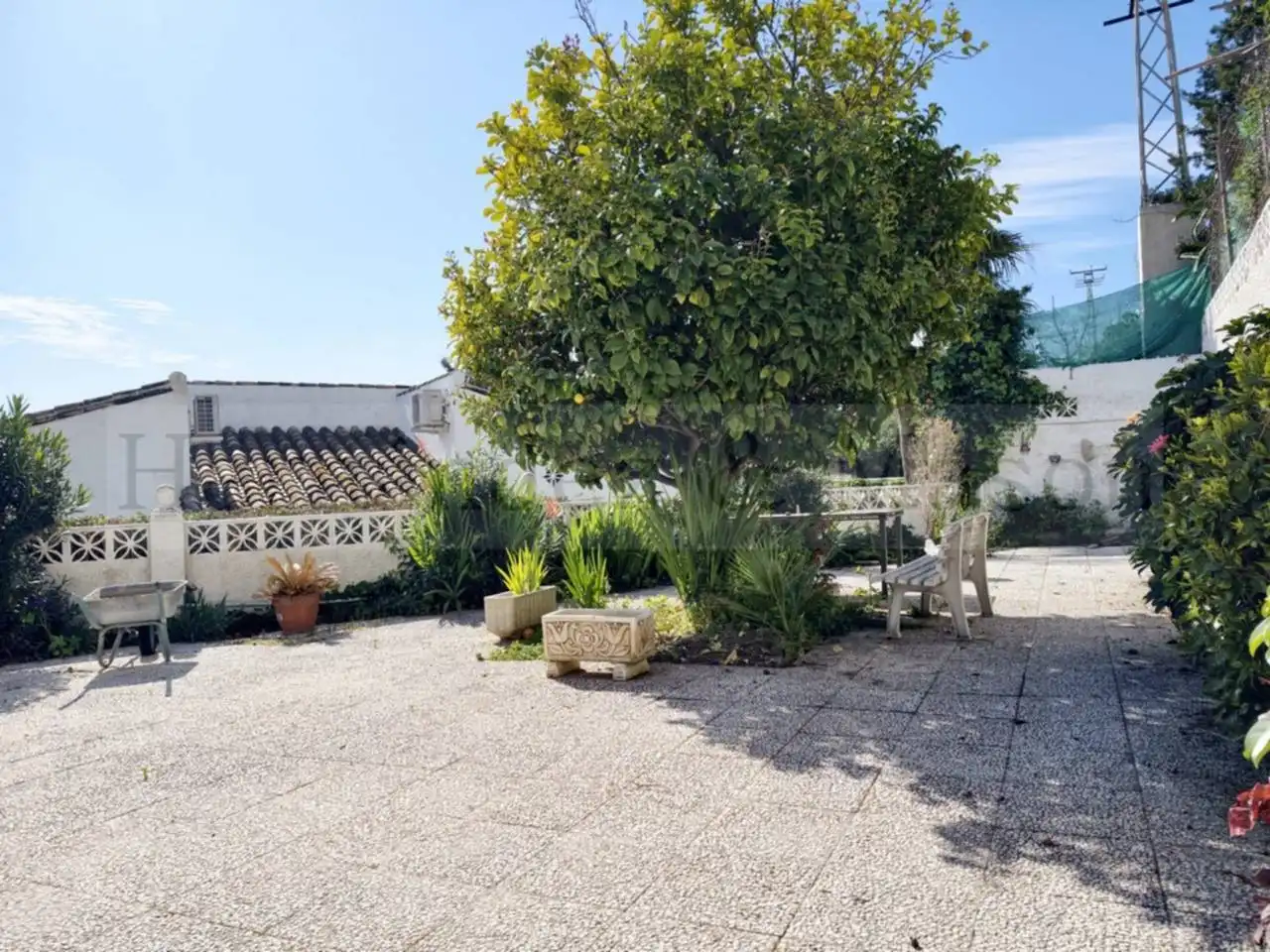 Garden of Houses for sale in Benalmádena  with Air Conditioner, Terrace and Swimming Pool