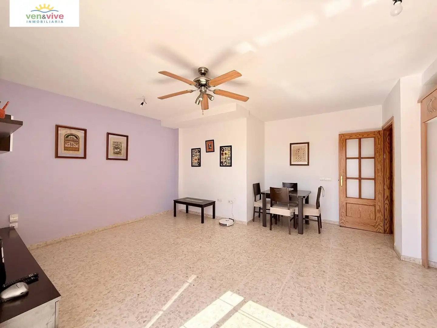 Living room of Flat for sale in Roquetas de Mar  with Air Conditioner, Terrace and Community pool
