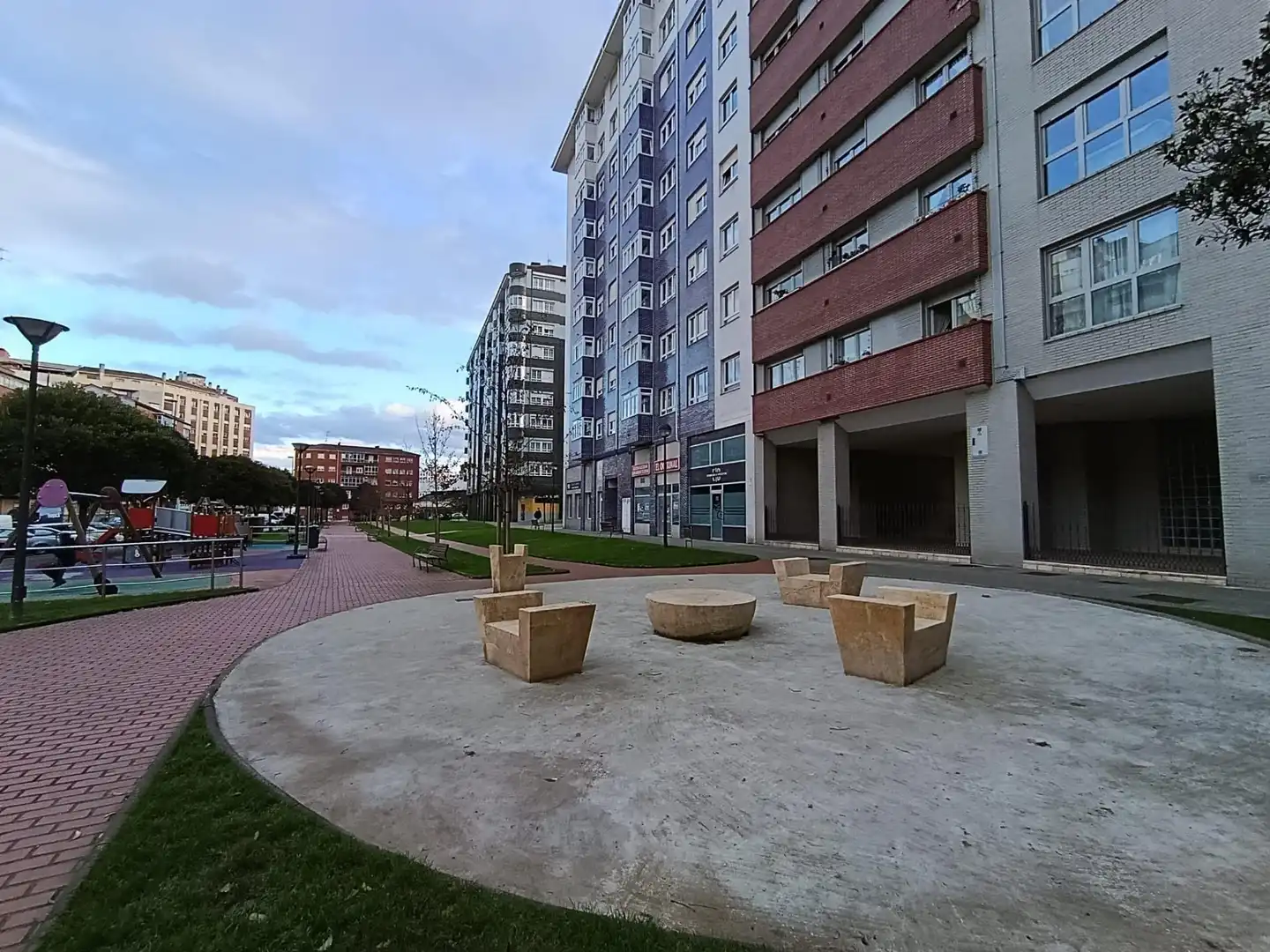 Terrace of Apartments for sale in Avilés  with Heating, Parquet flooring and Storage room