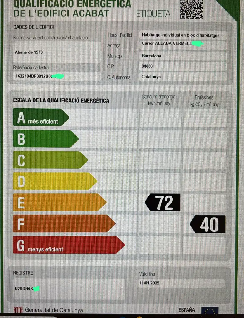 Garten von Wohnung zum Verkauf in Barcelona mit Klimaanlage, Heizung und Möbliert