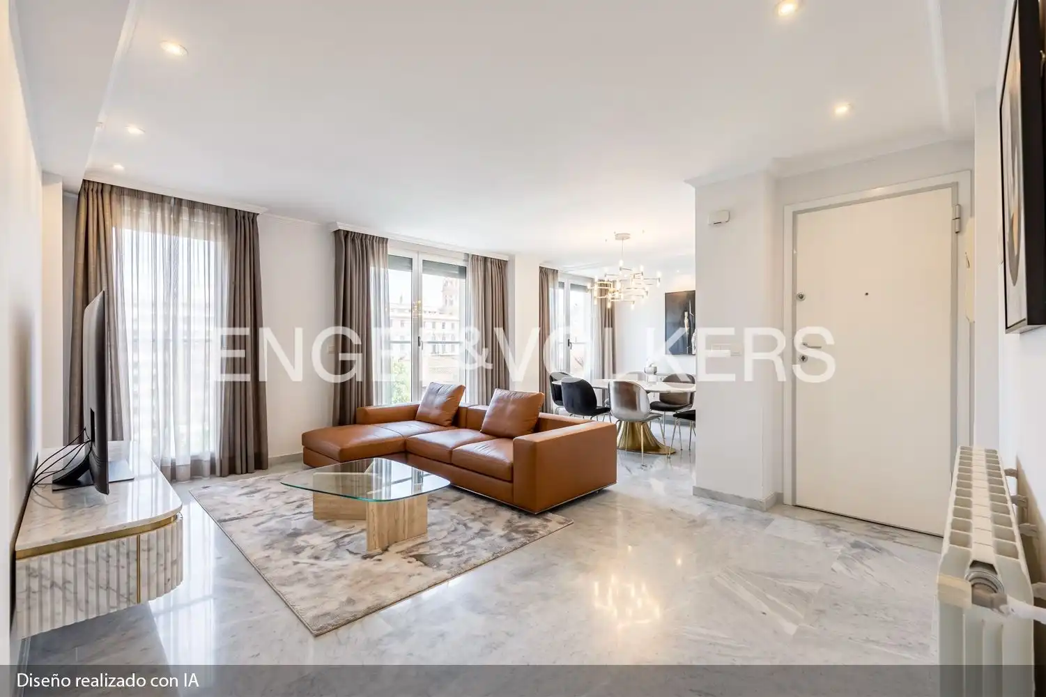 Sala de estar de Piso en venta en Valencia con Aire acondicionado, Calefacción y Terraza