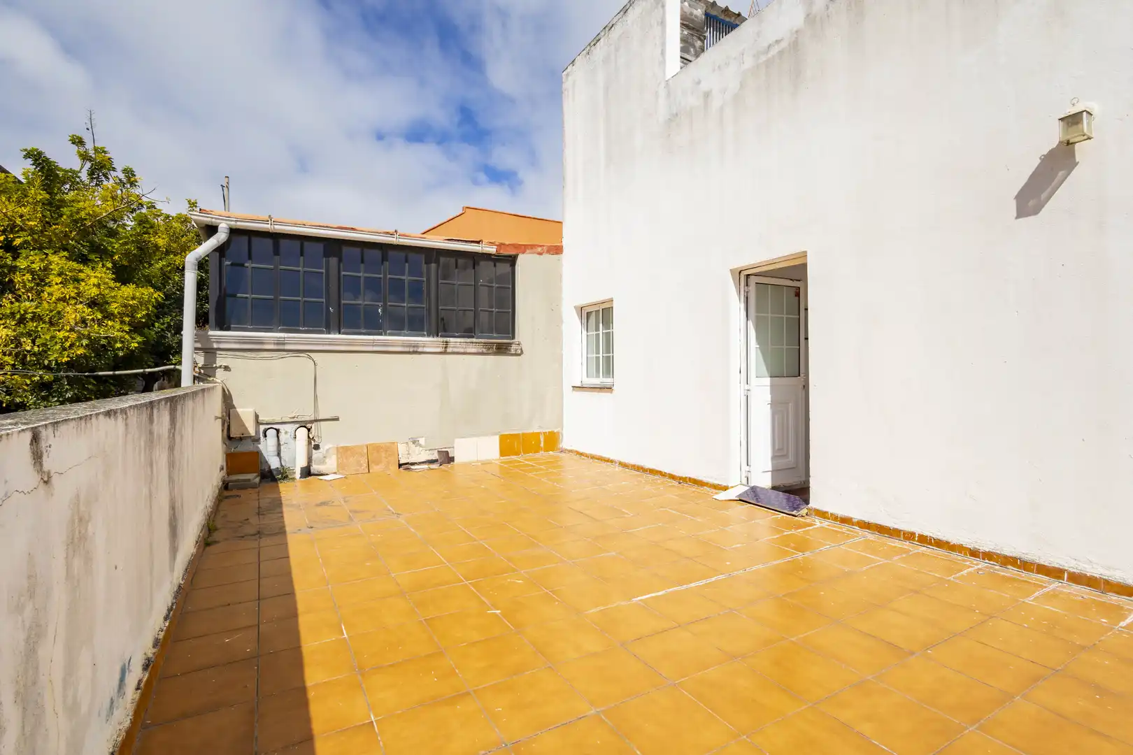 Vista exterior de Casa adosada en venta en San Cristóbal de la Laguna con Jardín privado y Terraza