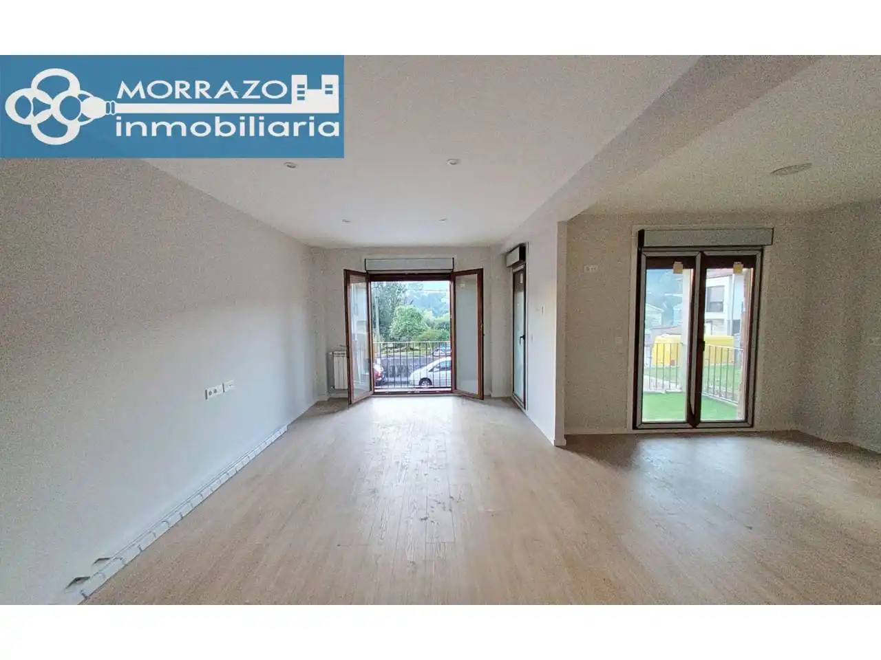 Vista exterior de Casa adosada en venta en Moaña con Calefacción, Jardín privado y Terraza