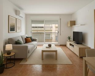 Living room of Flat for sale in Gavà  with Heating, Private garden and Terrace