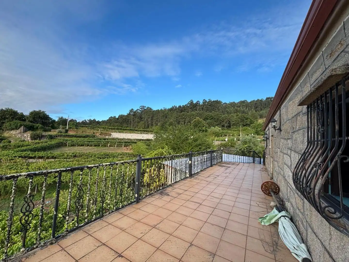 Terraza de Finca rústica en venta en Arbo con Calefacción