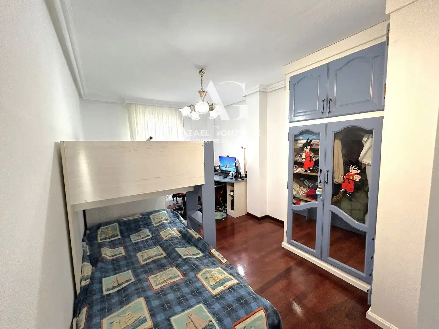 Schlafzimmer von Wohnung zum Verkauf in Población de Campos mit Heizung und Möbliert