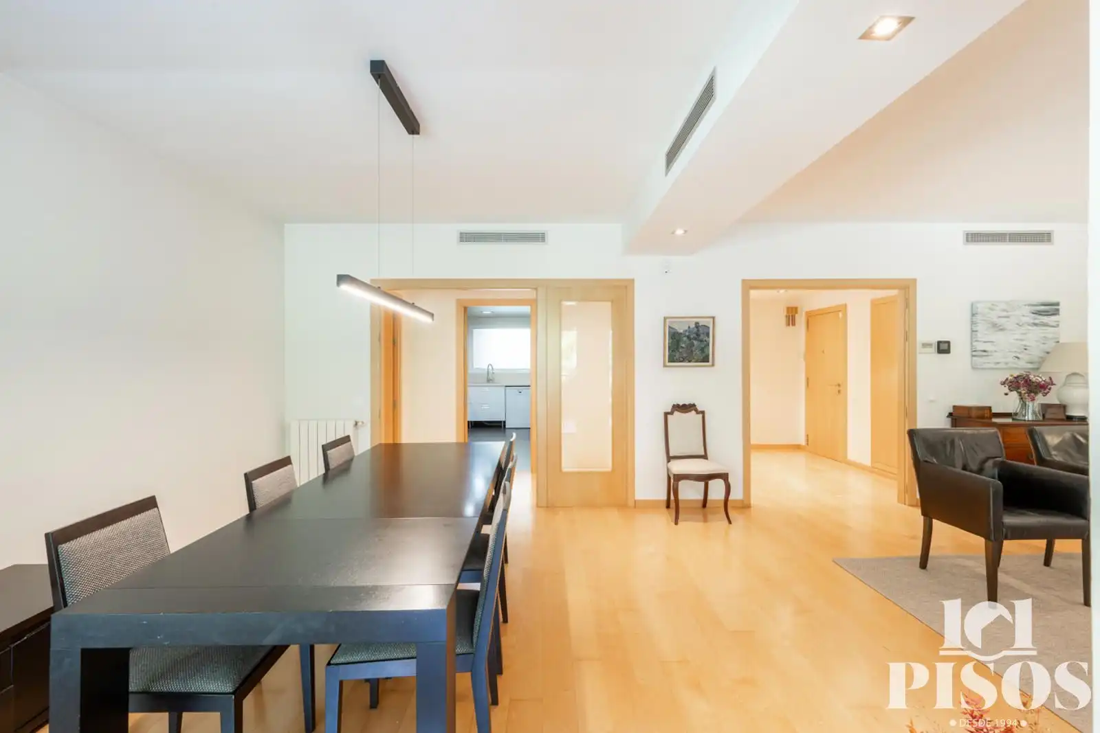 Dining room of Flat for sale in Sant Cugat del Vallès  with Air Conditioner, Heating and Private garden