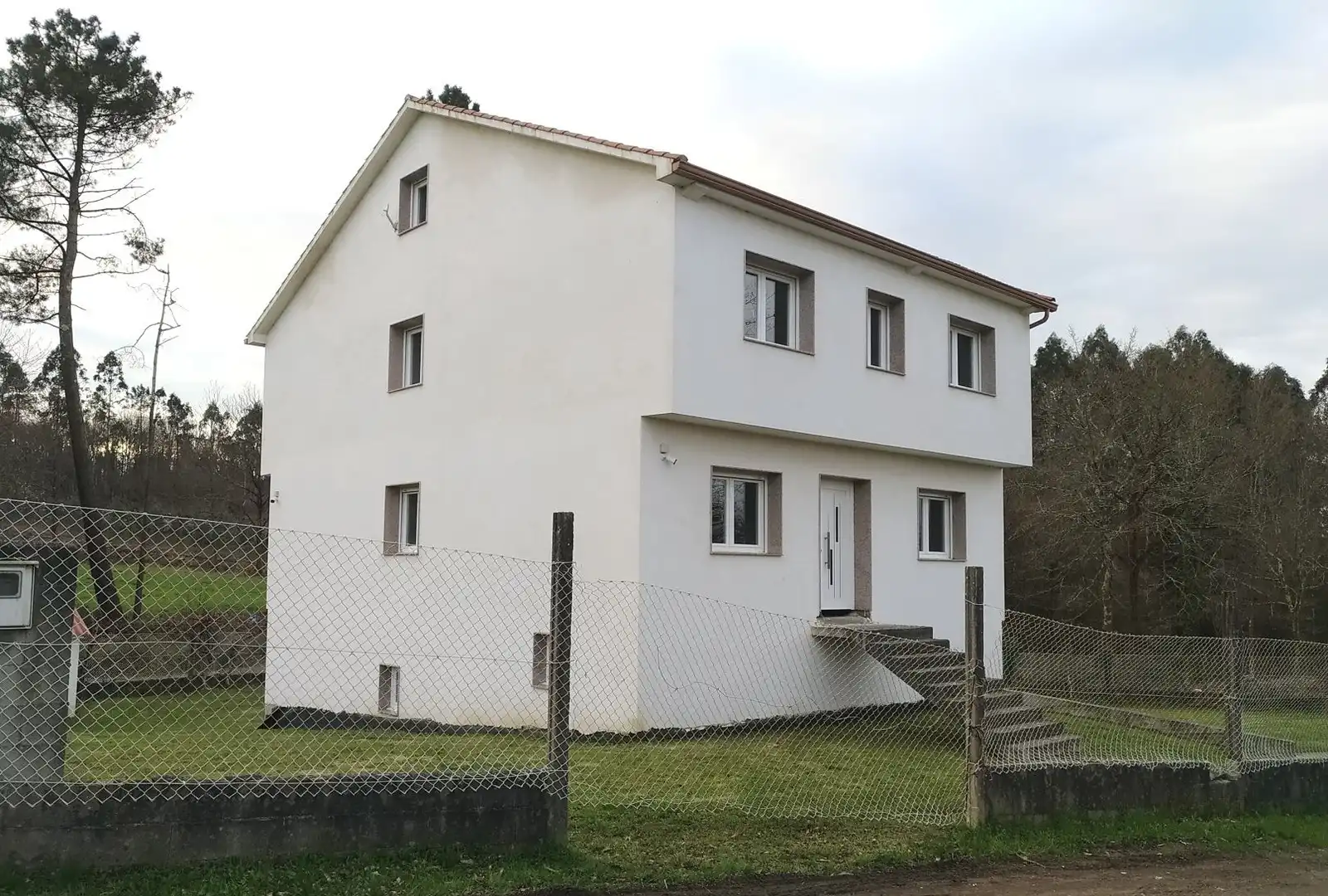 Vista exterior de Casa o chalet en venta en Ordes con Jardín privado