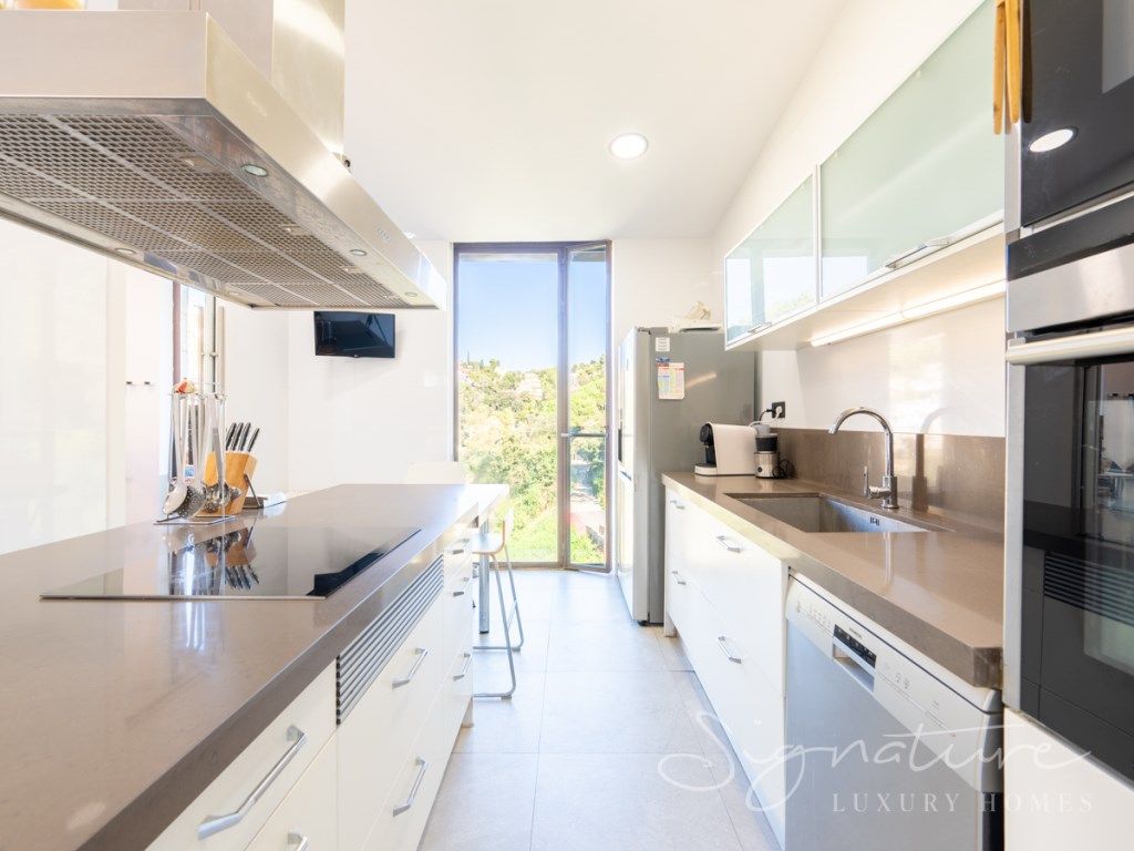 Cuina de Casa o xalet en venda en  Barcelona Capital amb Aire condicionat